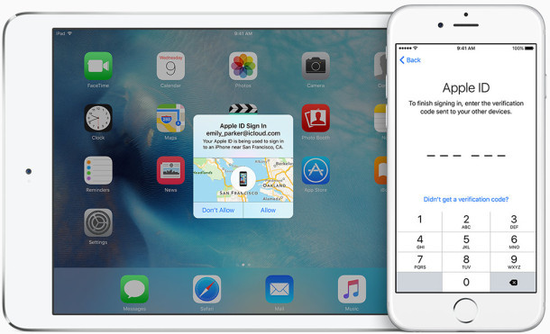 Шесть цифровых кодов в iOS 9 и более безопасности