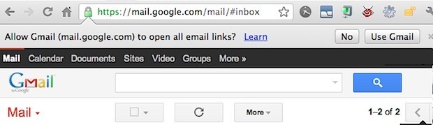 Gmail как почтовый клиент по умолчанию