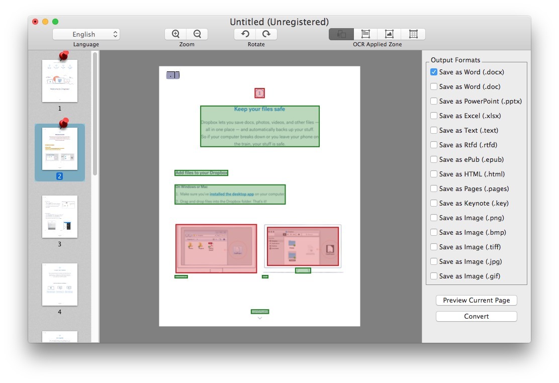 Конвертер PDF для Mac работает достаточно хорошо