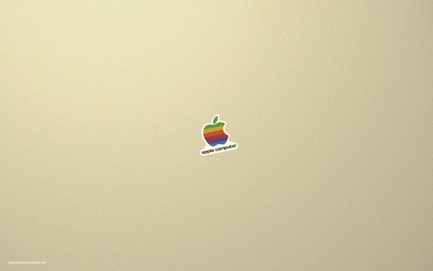 Ретро Apple наклейка обоев
