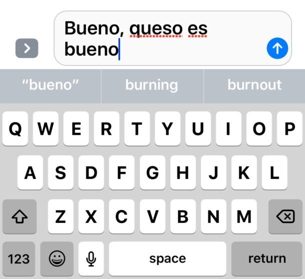 многоязычный автозавершение iOS 10