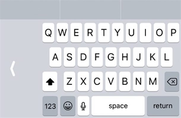 Одноручная клавиатура для iPhone для iOS 11
