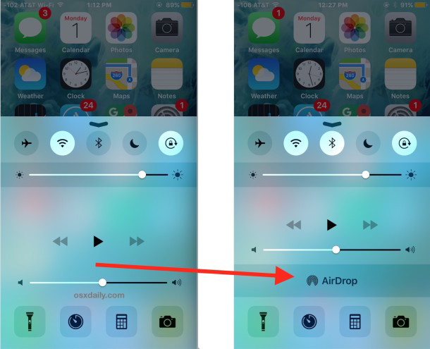 AirDrop, не отображающийся в iOS, легко исправить