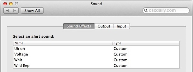 Получите классические звуки системы Macintosh в OS X