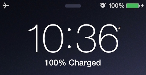 Зарядите iPhone быстрее с помощью AirPlane Mode on