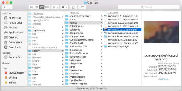 Тип Finder View в OS X