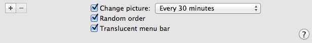 Случайно меняйте обои для рабочего стола в Mac OS X