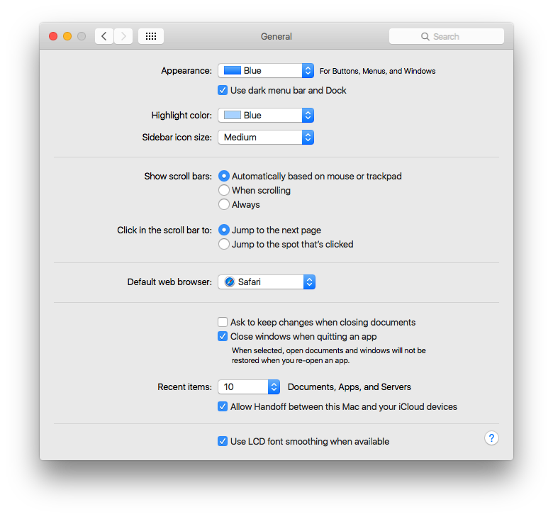 Системный шрифт El Capitan в OS X Yosemite