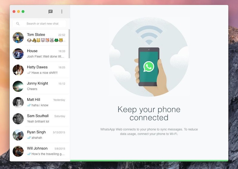 WhatsApp для Mac WhatsMac