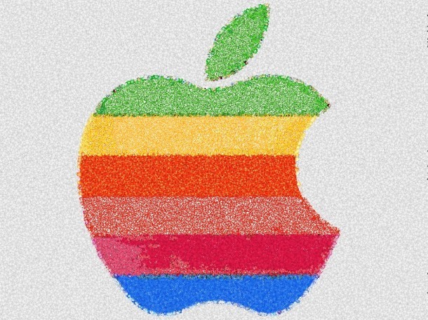 Логотип Retro Apple Emoji