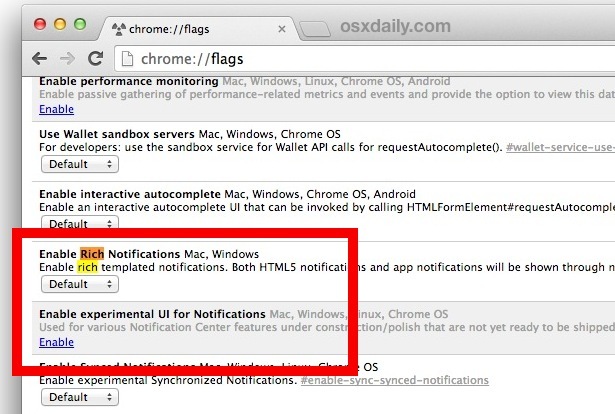 Отключить значок звонка в строке меню в Mac OS X
