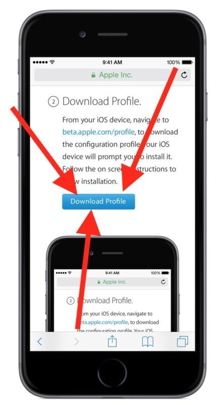 Загрузите публичный бета-профиль iOS 11