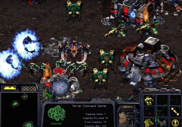 Скриншоты Starcraft битвы