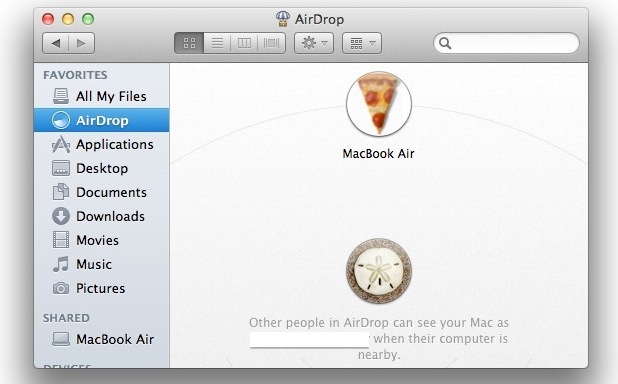 Включить AirDrop на неподдерживаемых компьютерах Mac OS X 10.7