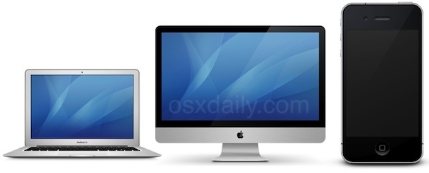 Значки Mac и Apple высокого разрешения, включенные в OS X