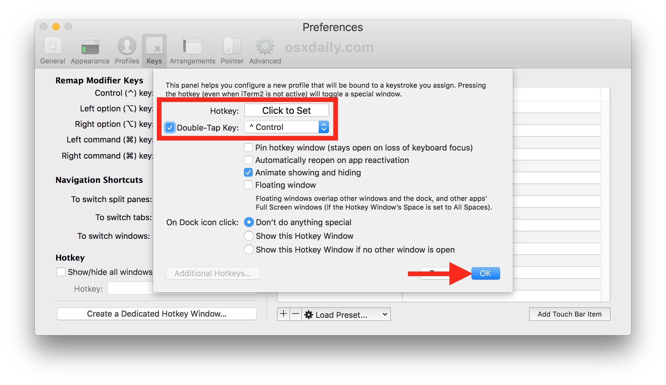 Установите горячую клавишу для мгновенного доступа к командной строке на Mac