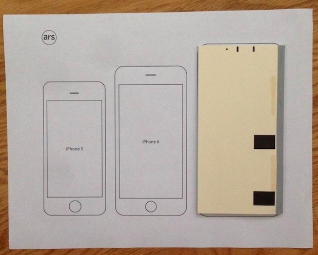 iPhone 6 Plus - это размер стека чеков из чековой книжки