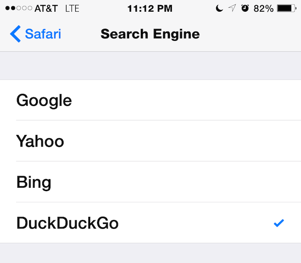 Где изменить, как Safari ищет в Интернете и с какой поисковой системой, включая Google, Yahoo, Bing и DuckDuckGo