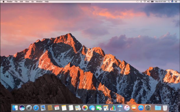 Чистая установка macOS Sierra ничего не имеет