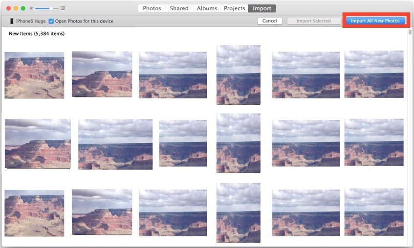 Импортируйте изображения с iPhone на приложение «Фотографии» в Mac OS X и скопируйте их на компьютер