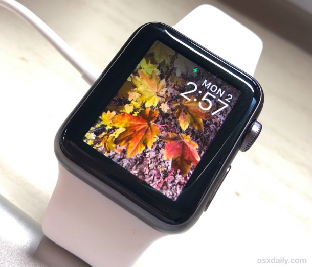 Пользовательская фотография Apple Watch
