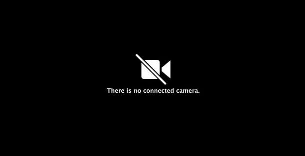 Камера Mac отключена, как показано сообщением об ошибке подключения камеры