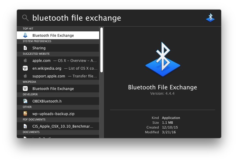 Поиск Bluetooth-приложения для включения службы