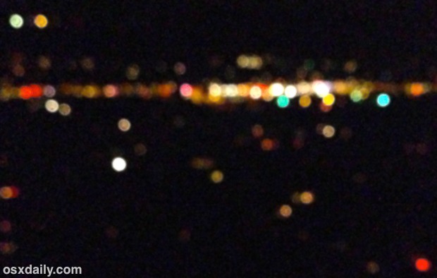 Ночная фотография bokeh с iPhone