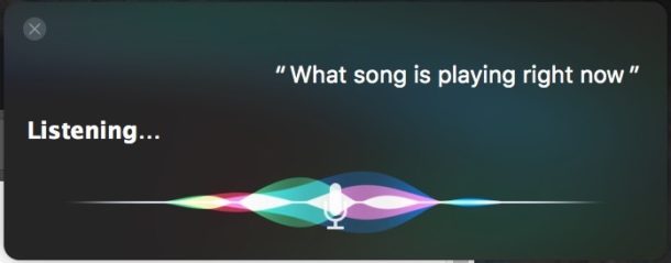 Определите, какая песня играет на Mac с Siri