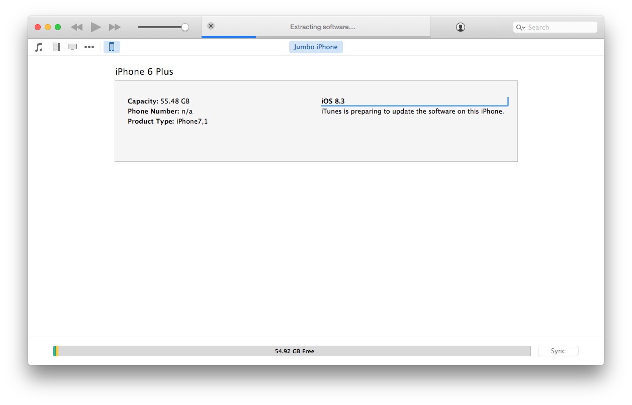 Обновление iOS 9 с помощью прошивки IPSW в iTunes
