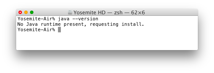 Получить Java в OS X Yosemite из командной строки