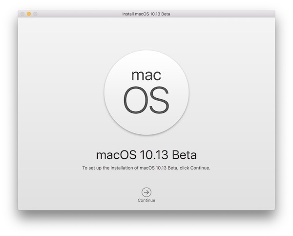 Установите macOS High Sierra beta через USB-установку