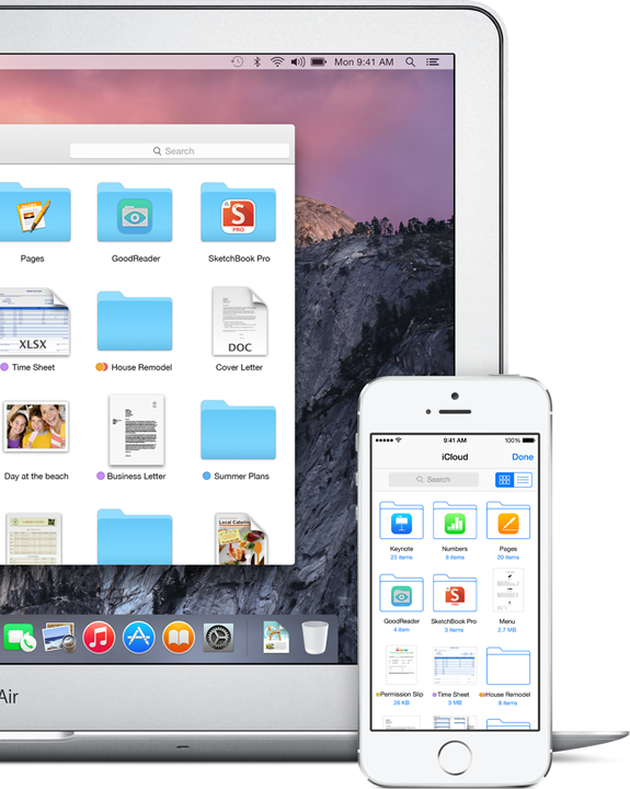 iCloud Drive в OS X Yosemite упрощает управление файлами iCloud с Mac и iOS