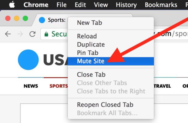 Как отключить веб-сайт в Chrome