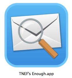 TNEF Достаточно открытые файлы данных Winmail в Mac OS X