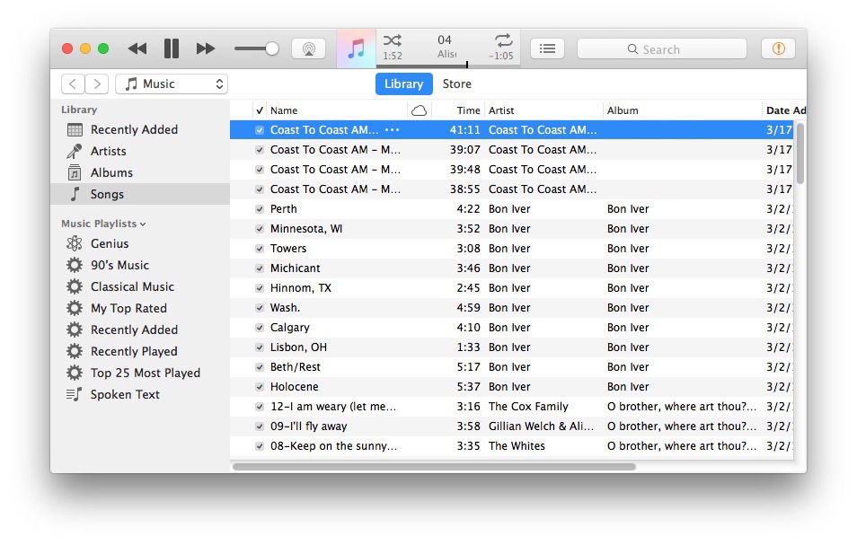 Прослушивание аудио в iTunes без добавления в медиатеку iTunes