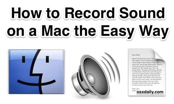 Запись звука на Mac с помощью QuickTime