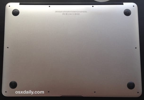 MacBook Air закрыт при установке нового SSD