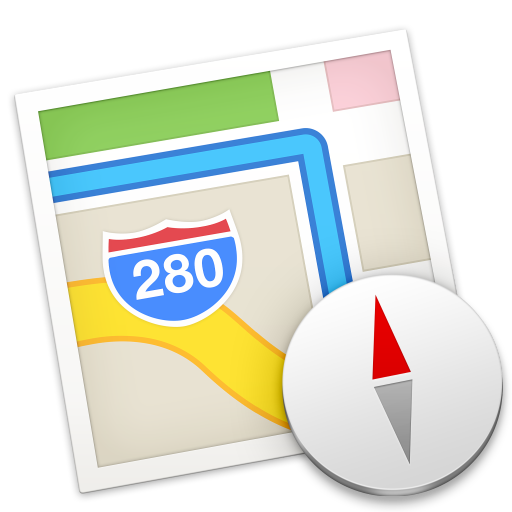 Значок Apple Maps в OS X