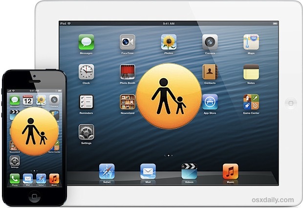 Используйте ограничения в качестве родительского контроля для iPhone, iPad, iPod Touch