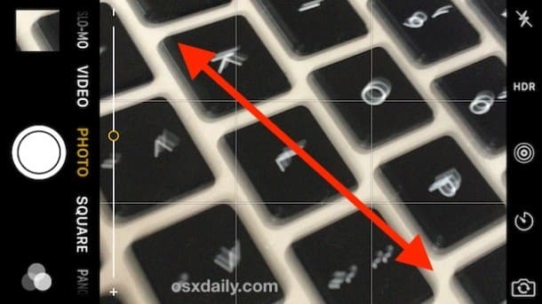 Используйте щепотку и увеличивайте масштаб для iPhone-камеры