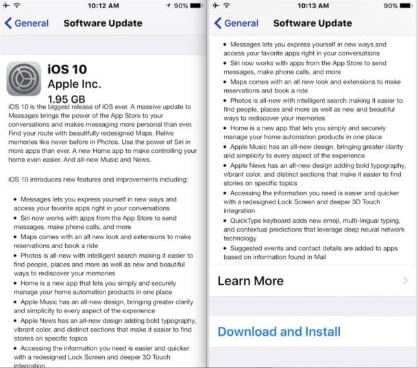 iOS 10 GM Скачать и установить