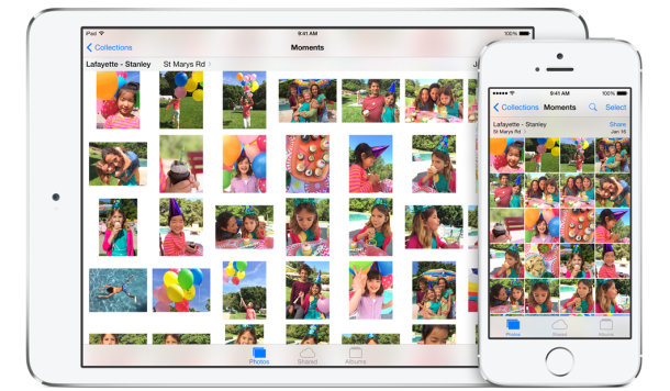 Фотографии iOS 8