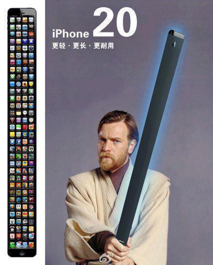 Оби Ван Кеноби iPhone 20 световой меч