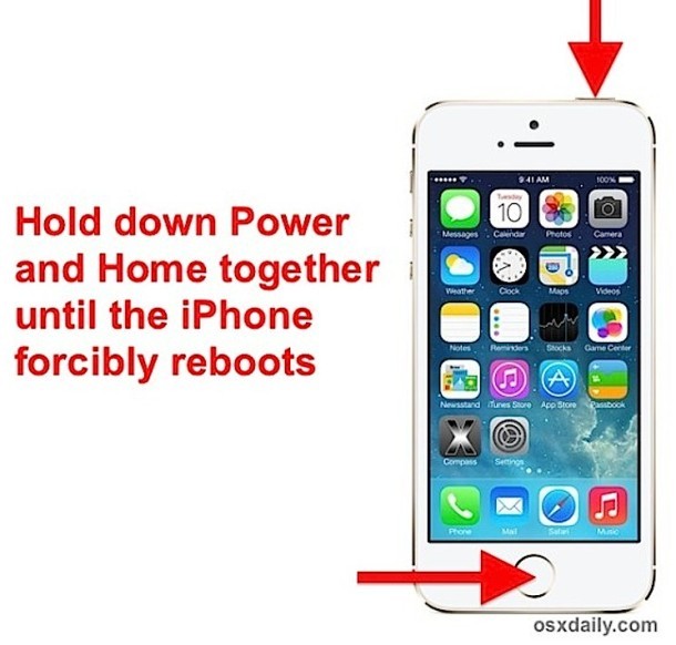 Принудительная перезагрузка iPhone / iPad