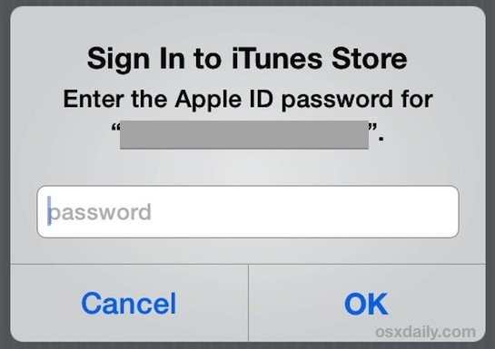 Подтвердите свой идентификатор Apple с настройками iTunes