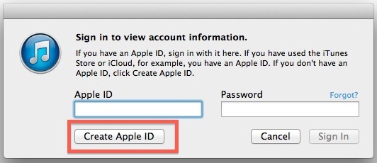 Создайте новый идентификатор Apple