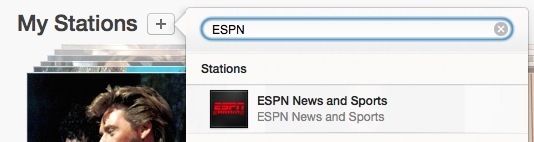Добавить радио ESPN в iTunes Radio