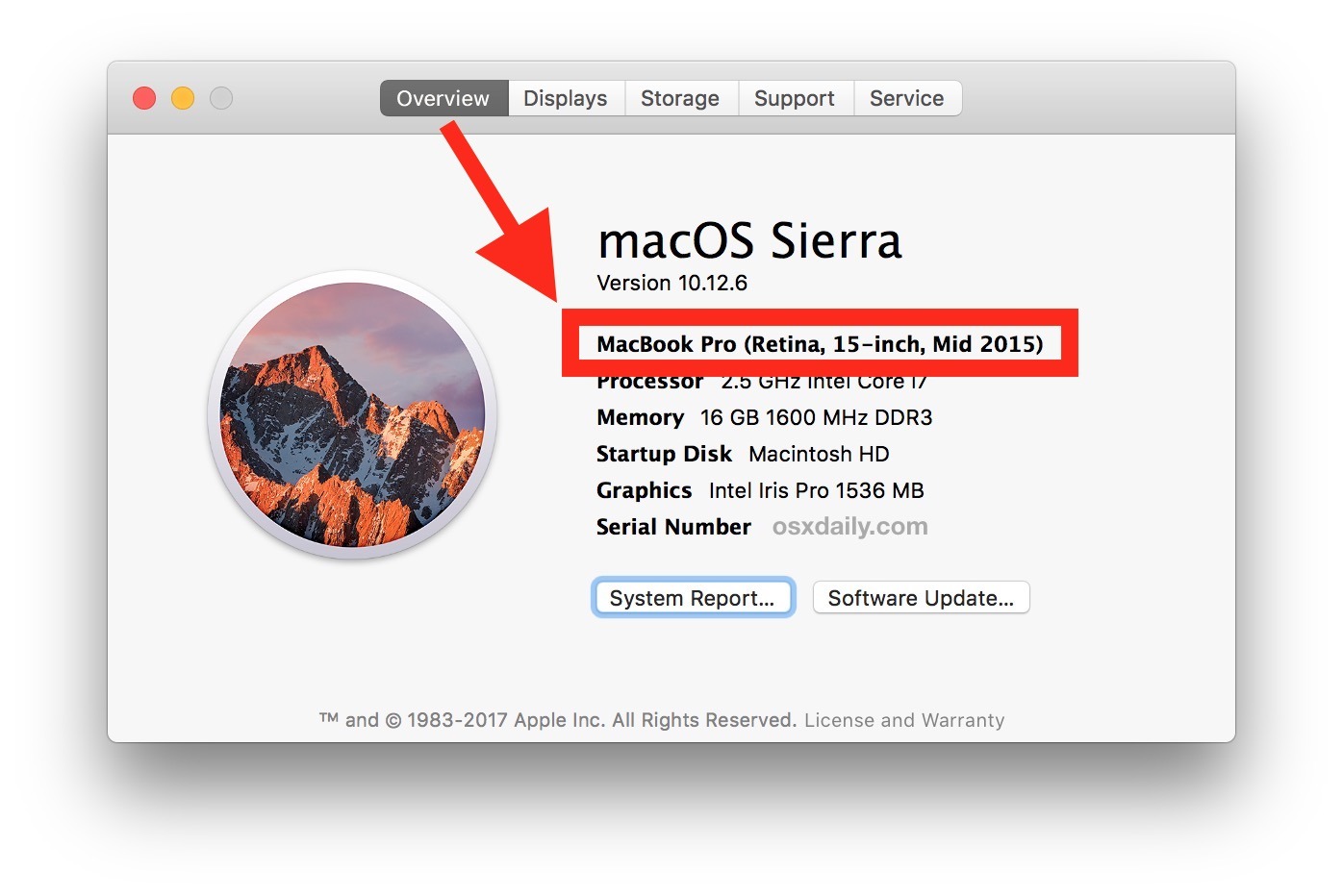 Как найти модель Mac и модельный год для проверки совместимости с macOS Mojave