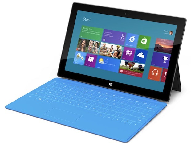 Microsoft Surface с крышкой клавиатуры Multitouch